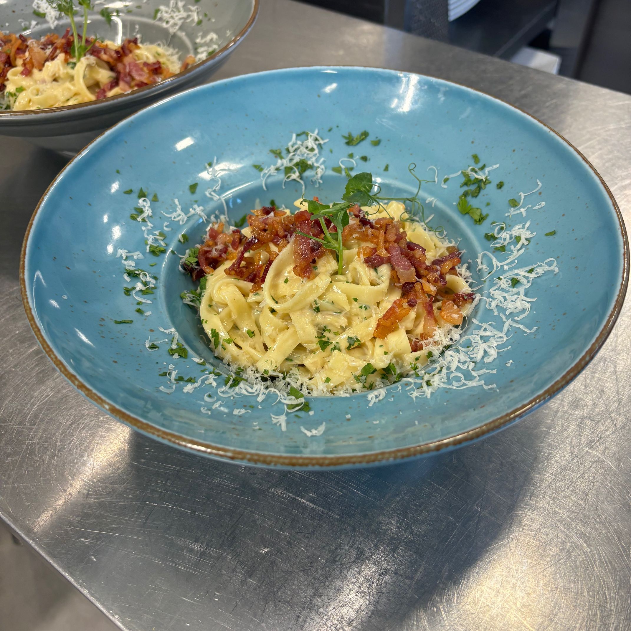 Tagiatelle carbonara