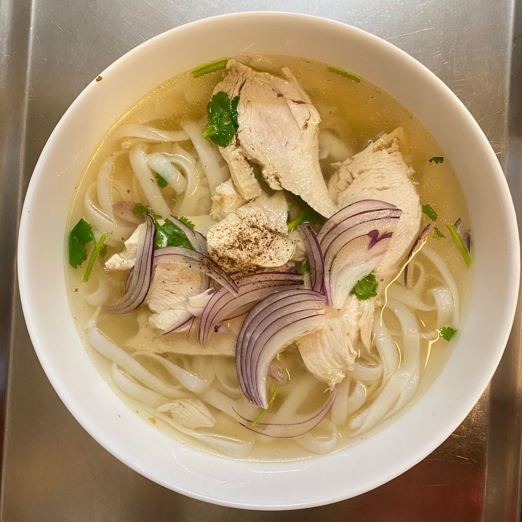 Chicken noodles soup (chicken Pho)