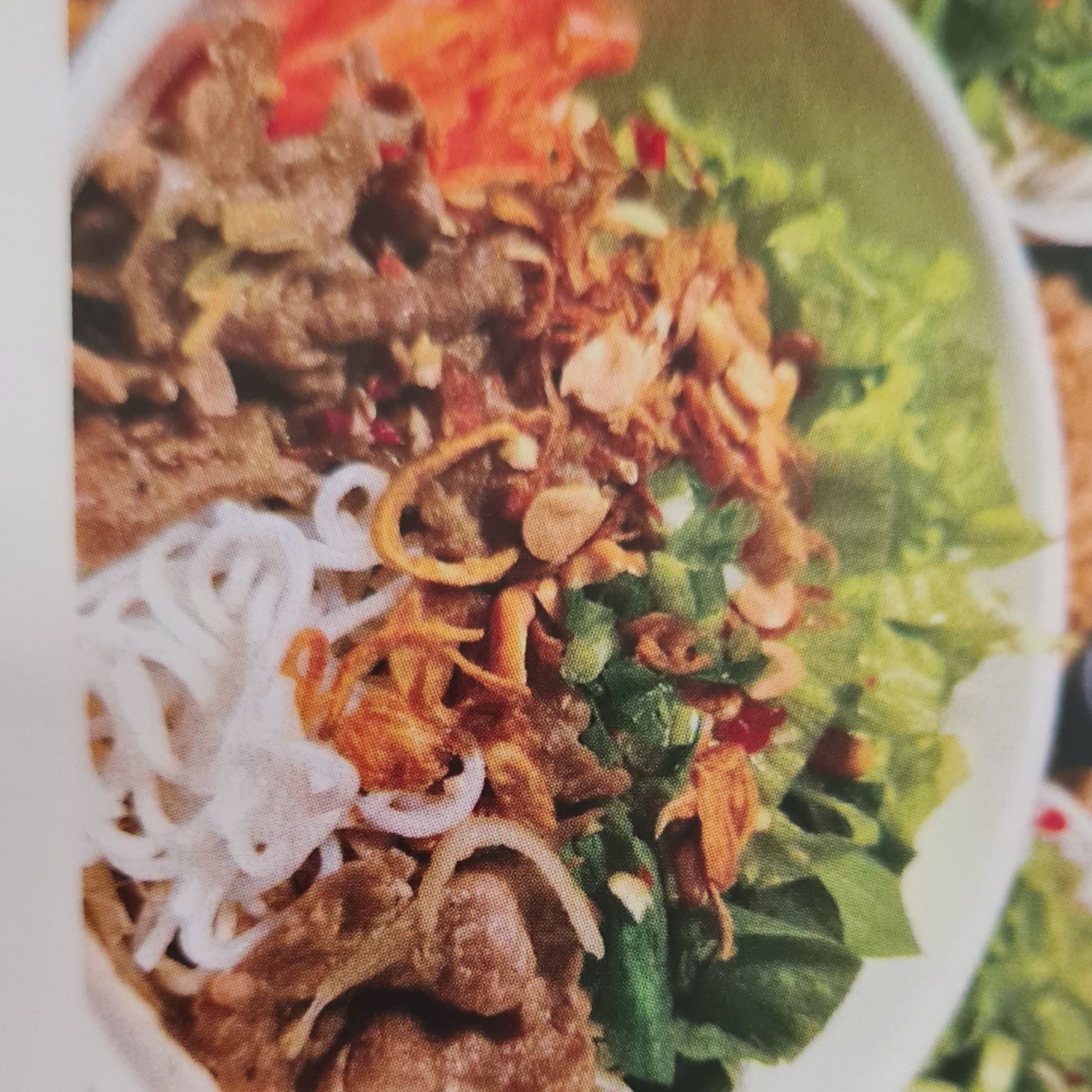 Stir-fried beef vermicelli
