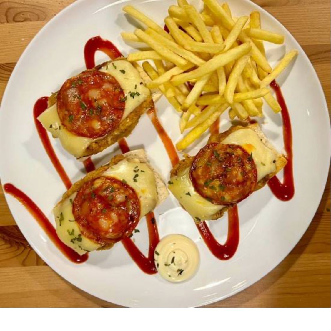 Bruschettas de Alheira