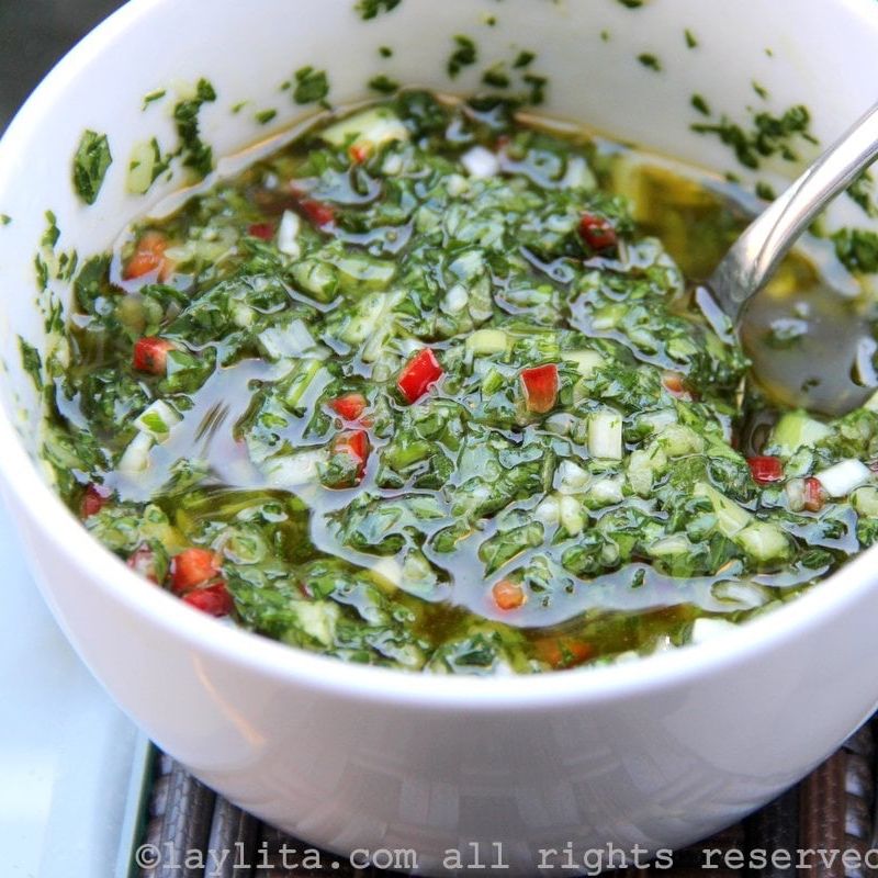 Molho chimichurri