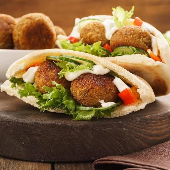 Menu paõ Falafel