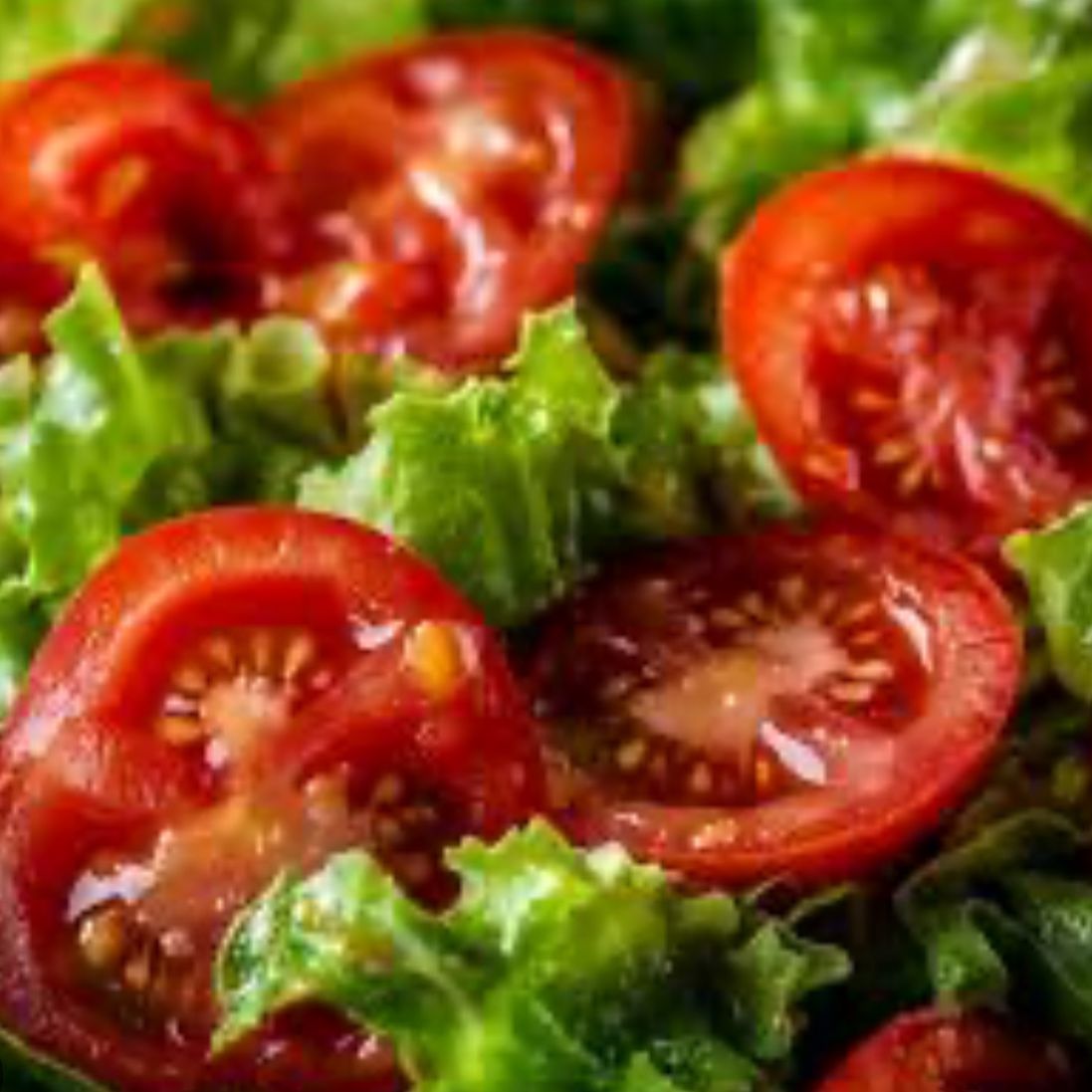 Salada de alface e tomate