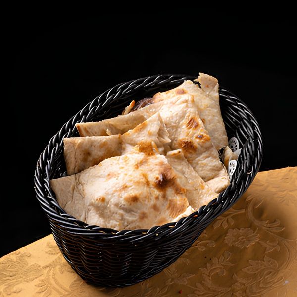 Pão indiano com manteiga