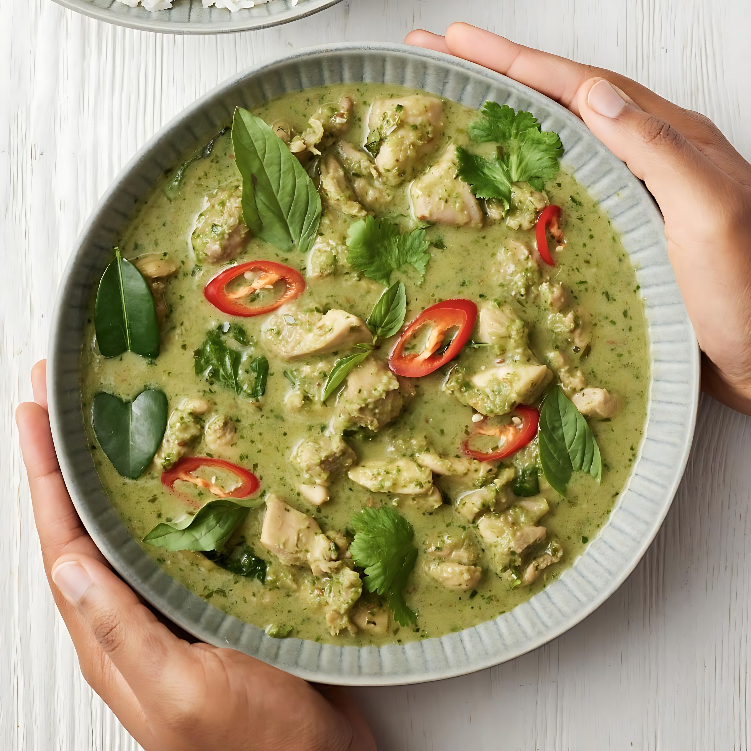 Caril verde de frango/chicken green curry