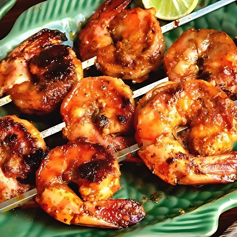 Prawns garlic tikka