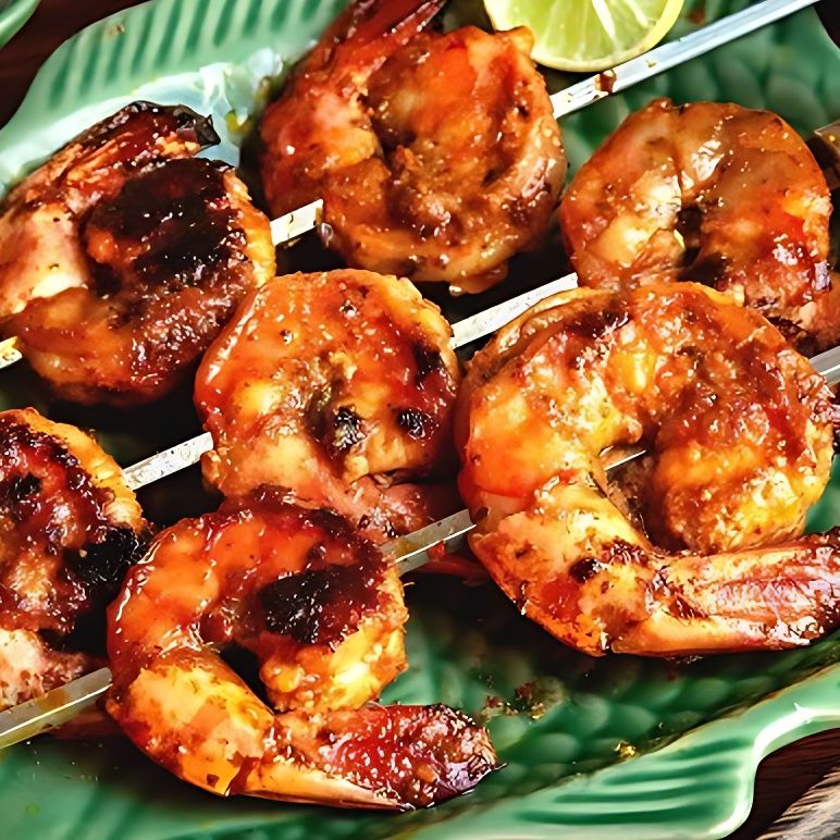 Prawns garlic tikka