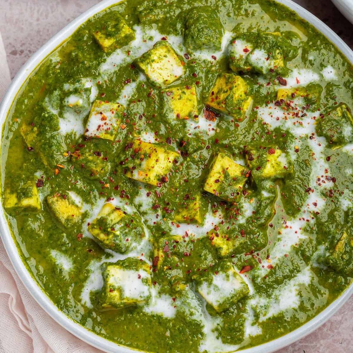 Palak paneer