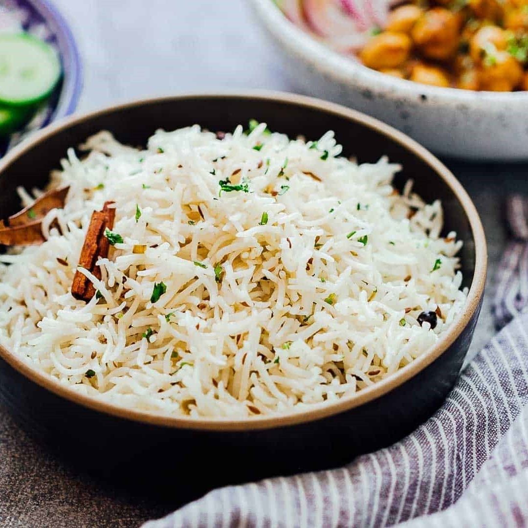 Arroz com cominhos / jeera rice