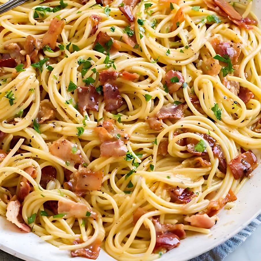 Esparguete carbonara