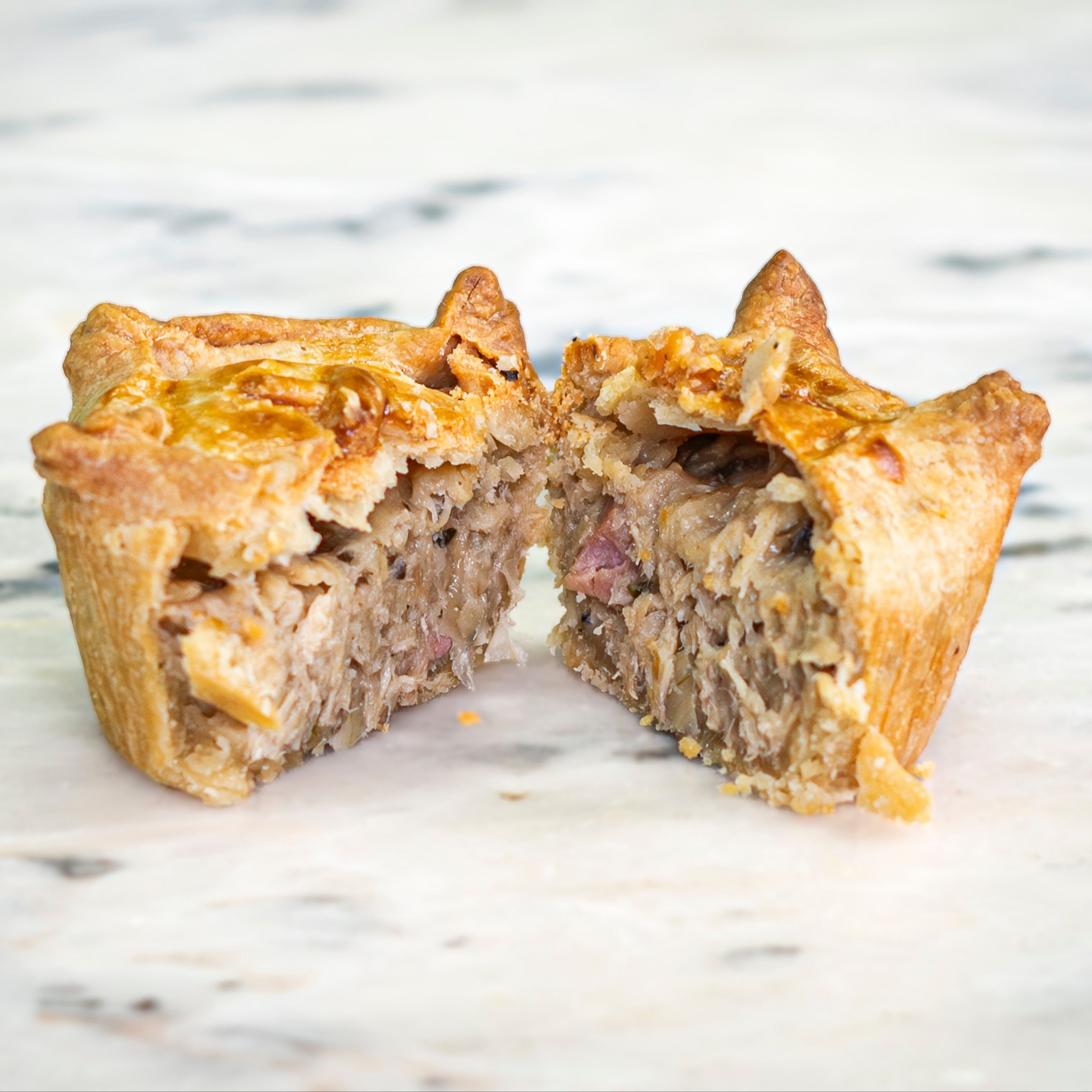 Empada de frango do campo