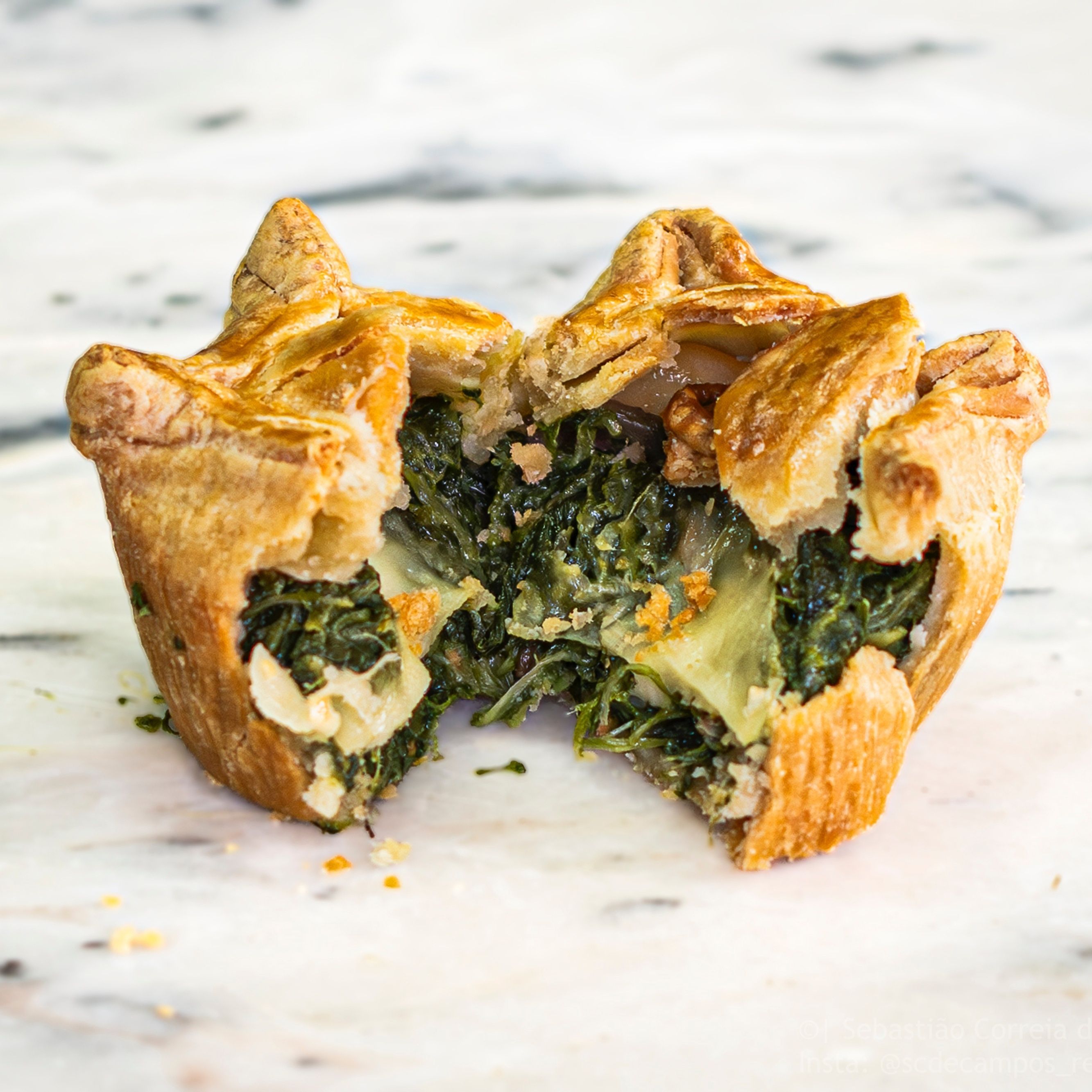 Empada de espinafres