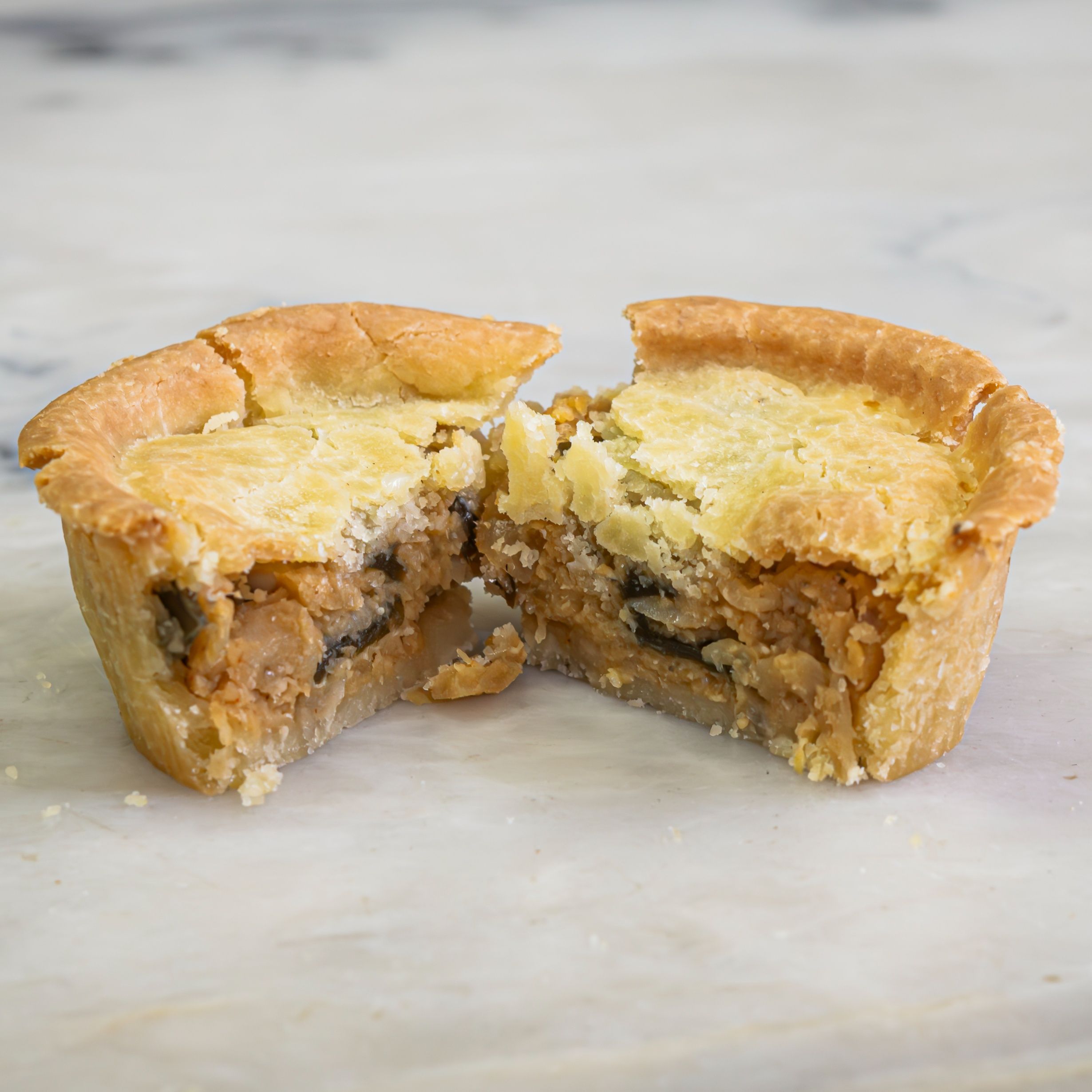 Empada vegan 100% glúten free de lentilhas