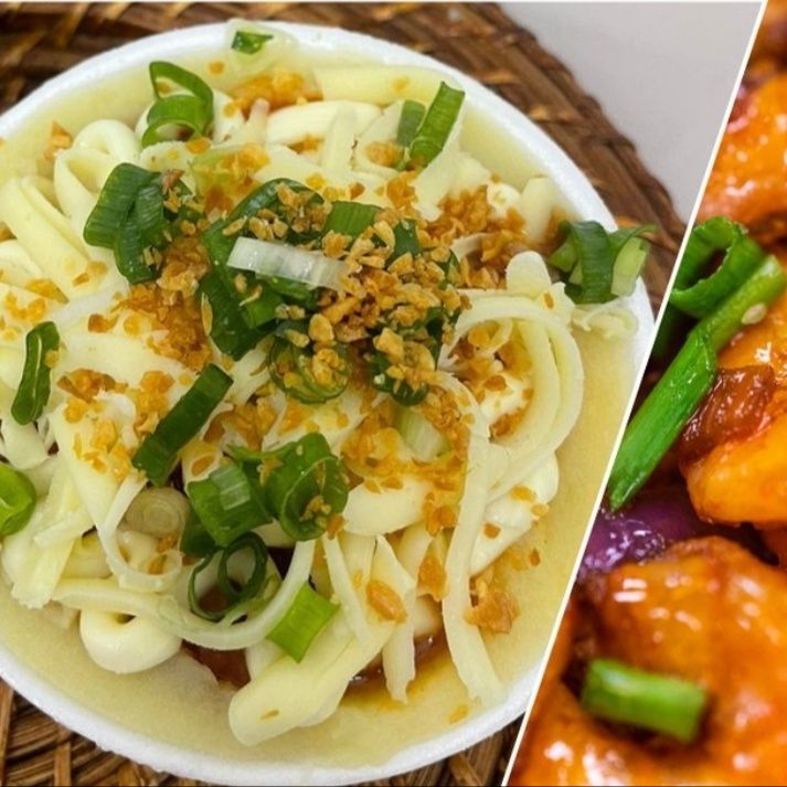 Batata recheada de camarão