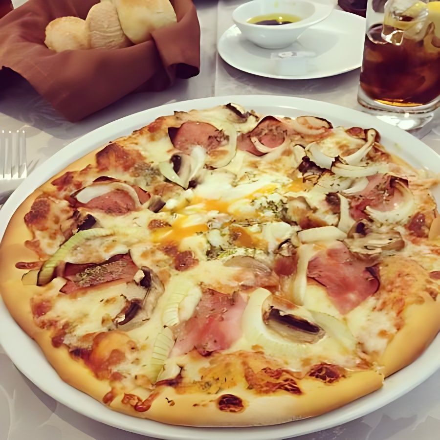 Pizza prosciutto