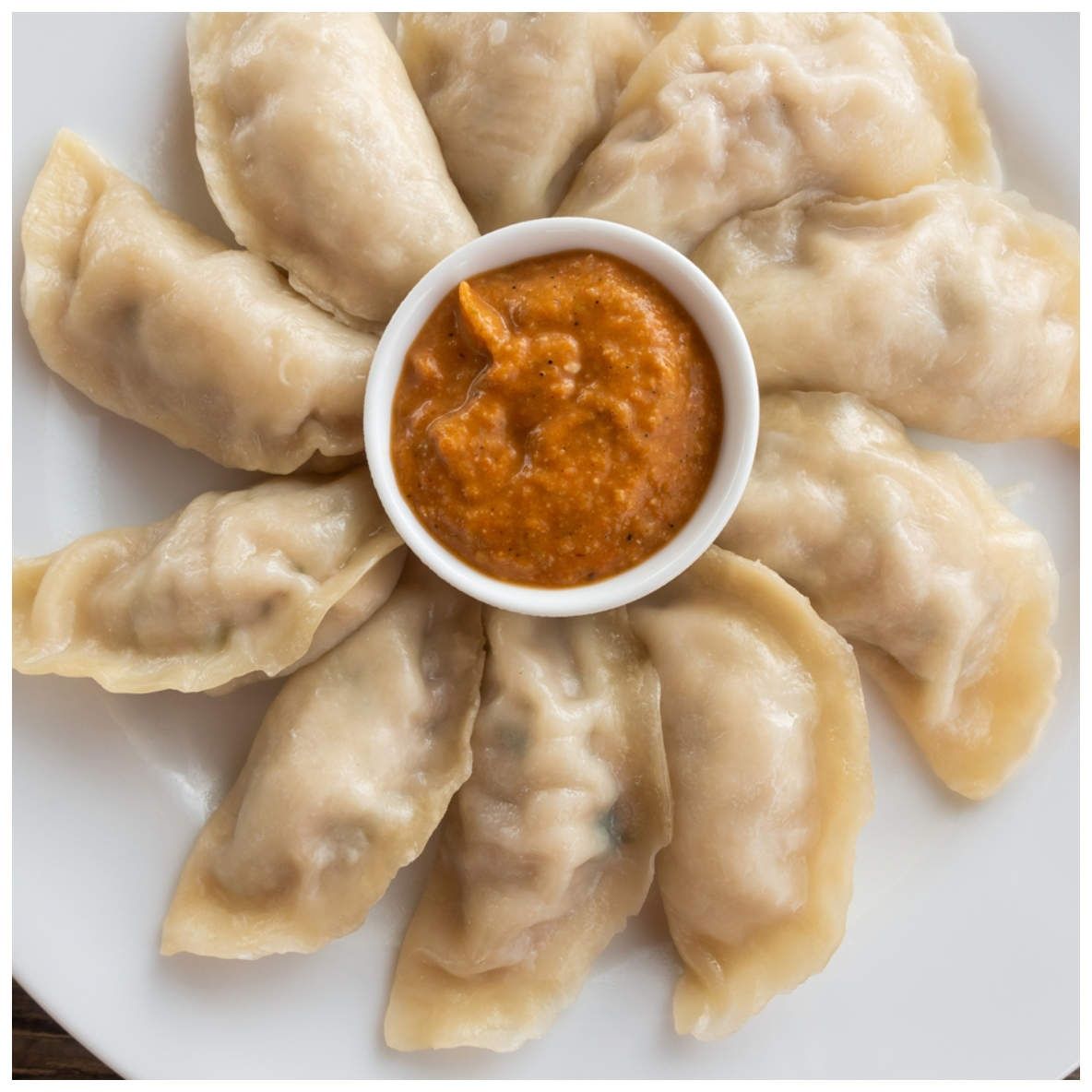 Chicken steamed momo