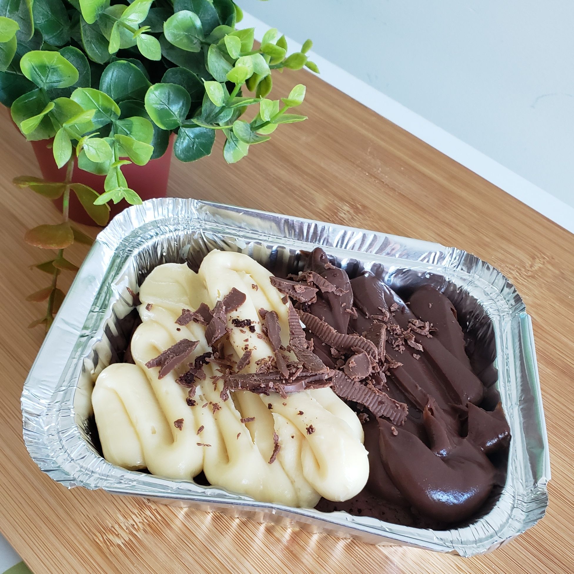 Escondidinho de Brownie Dois Amores