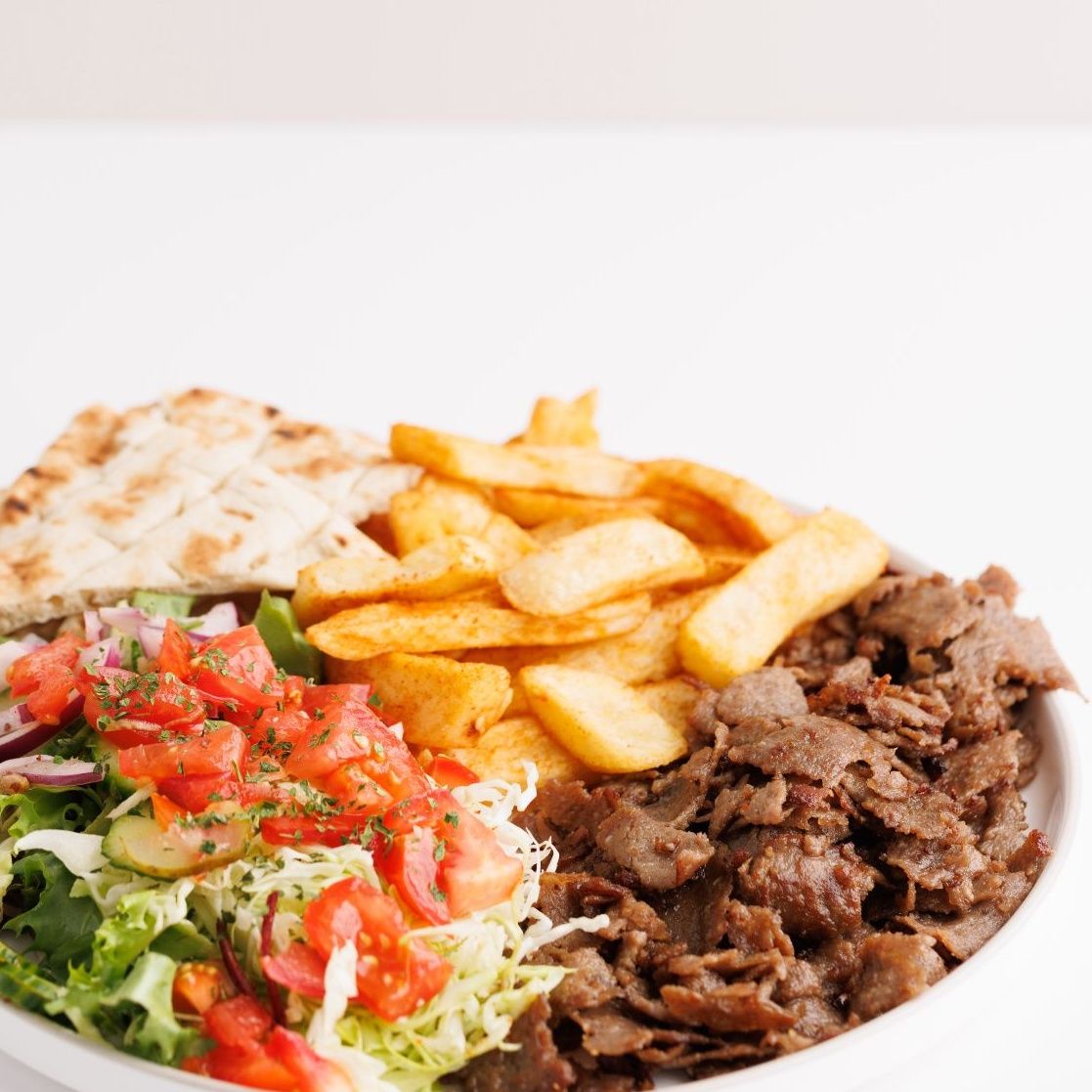 Pita cu vita la farfurie