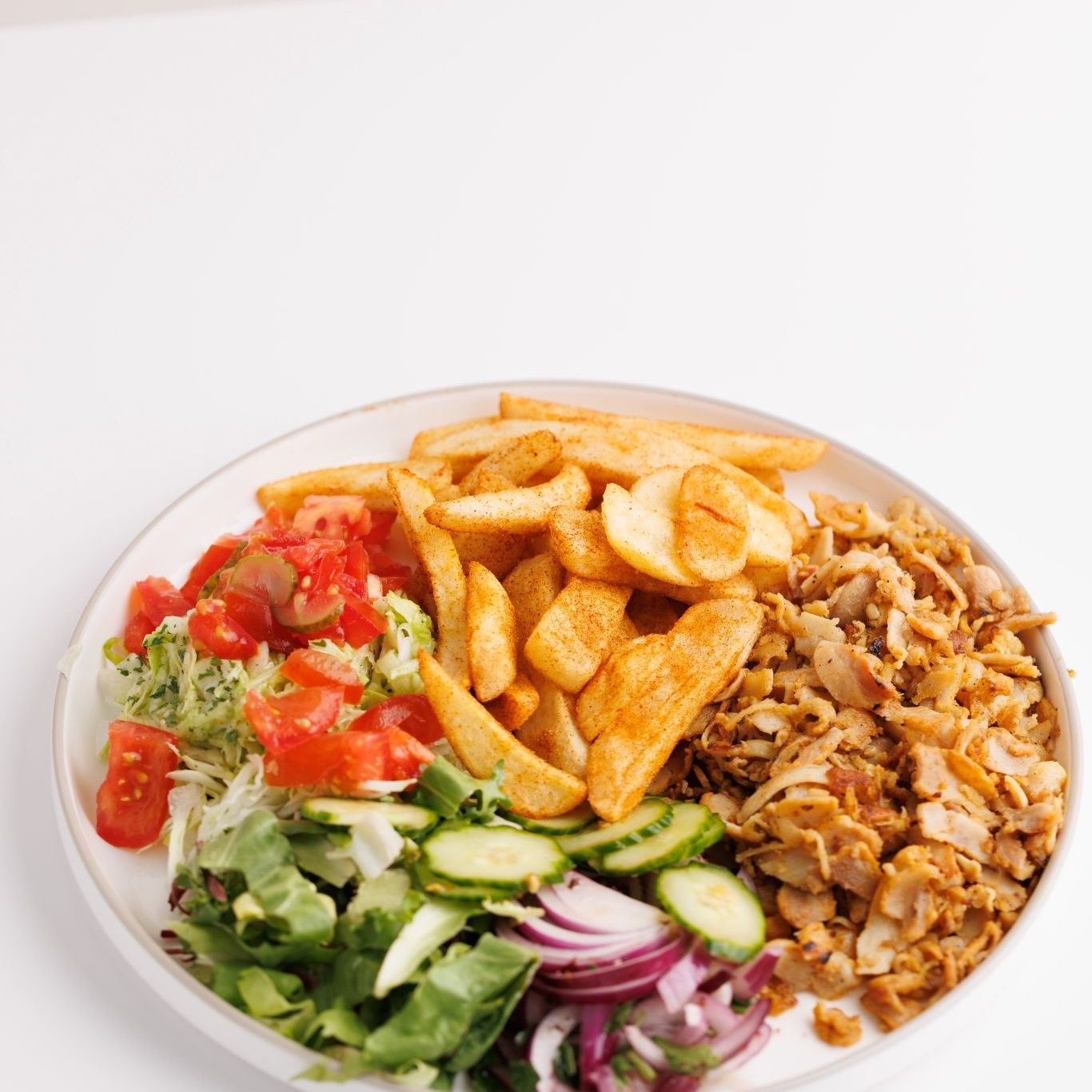 Pita mixta la farfurie