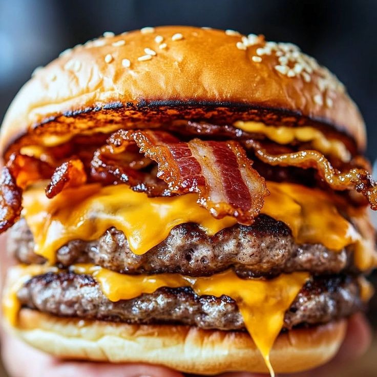 Smash Bacon & Cheese Burger
