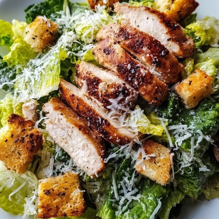 Salată Caesar cu pui la grătar