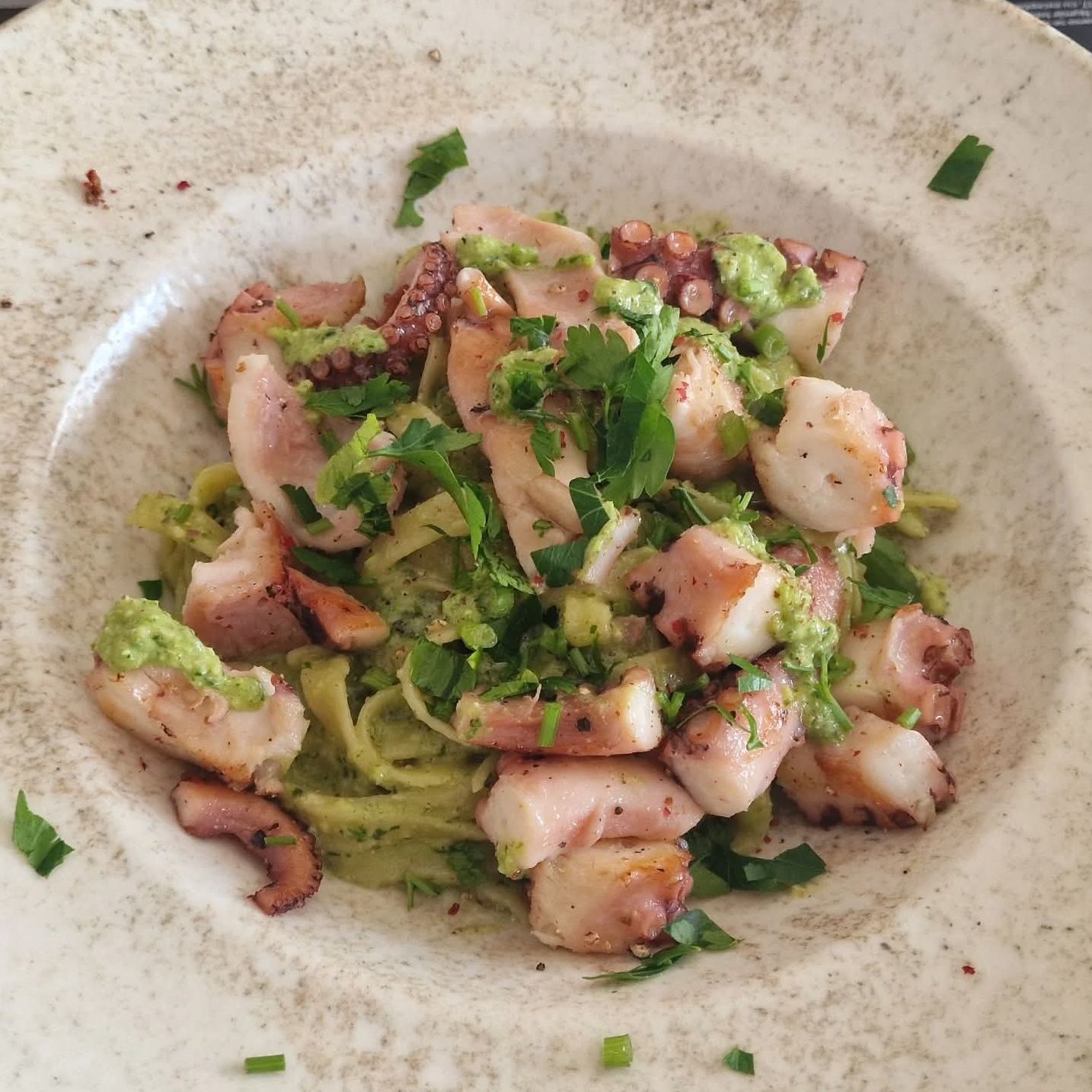 Tagliatelle al Polpo