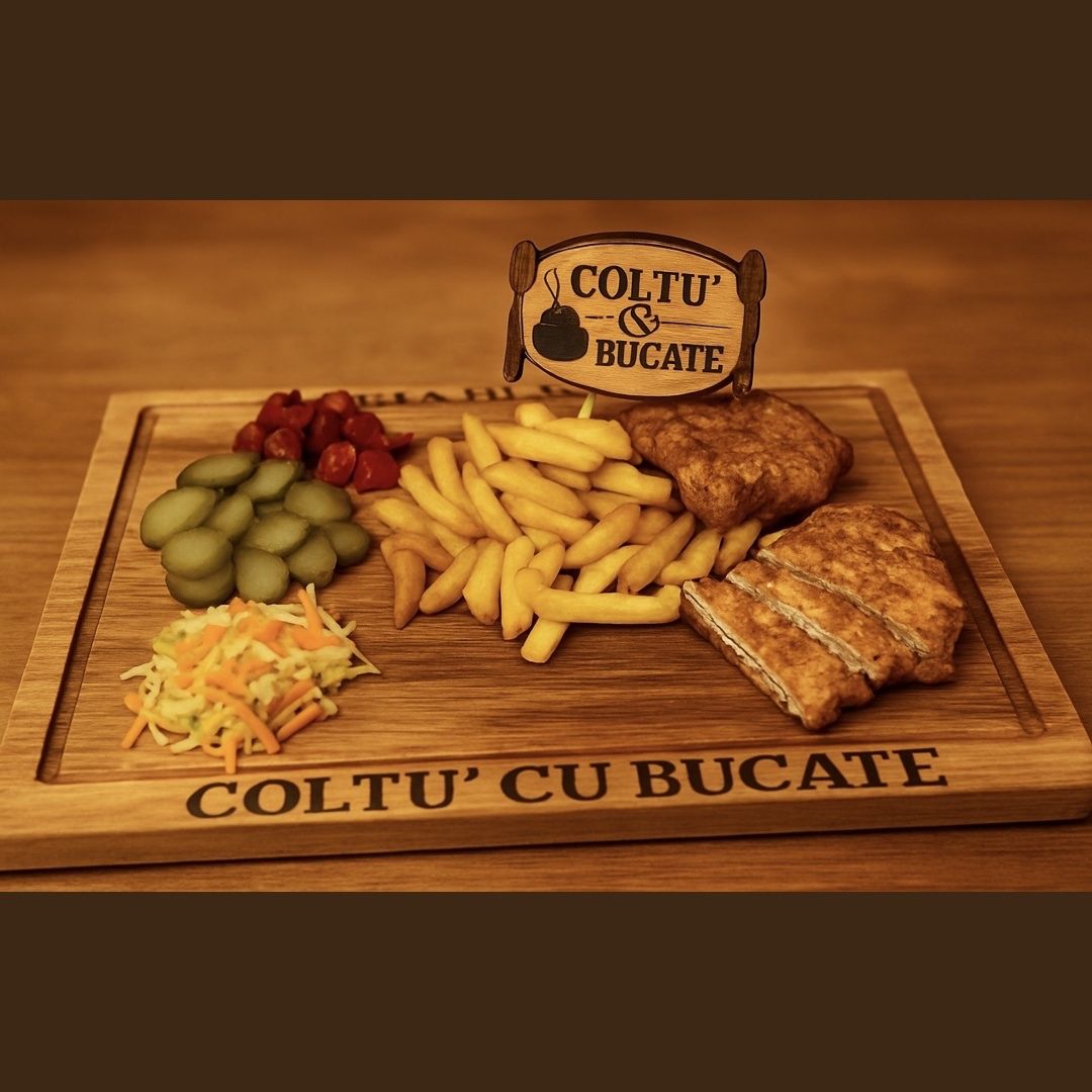 Meniu șnițel cotlet porc