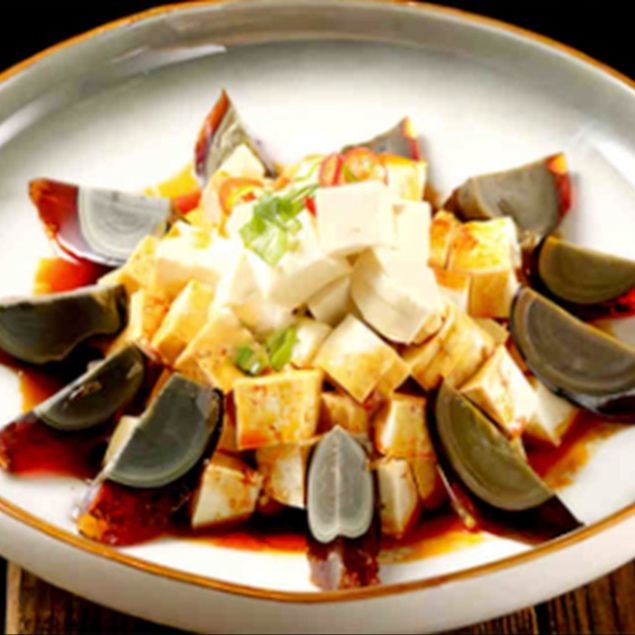 Preserved egg with tofu