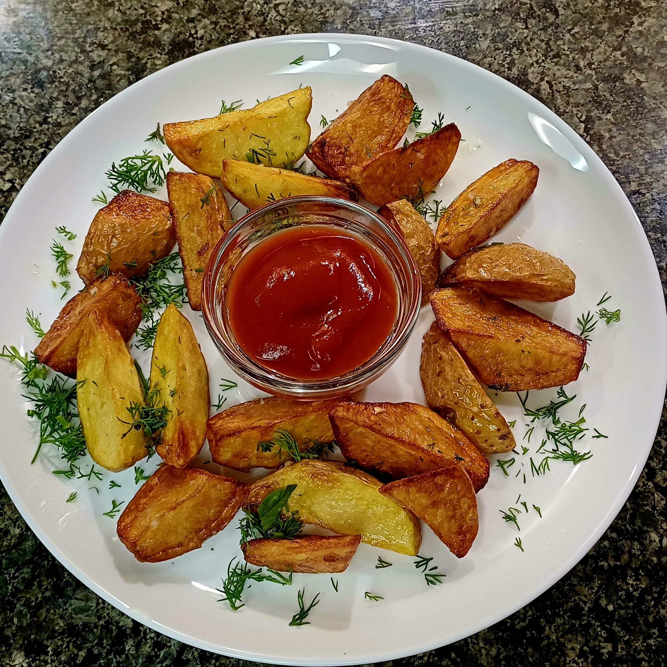 Картопля По-Селянськи/ Соус