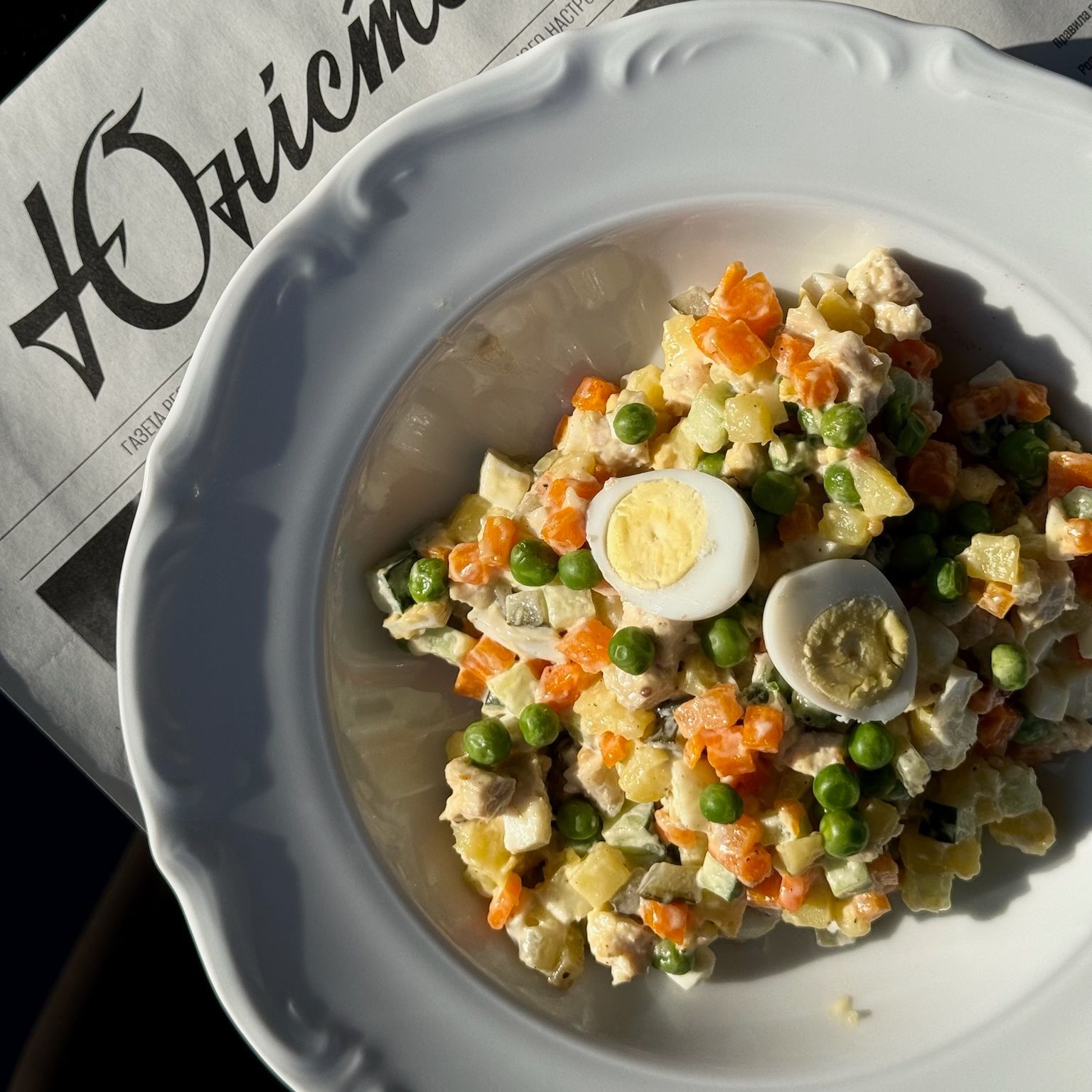 Олівʼє з індичкою 