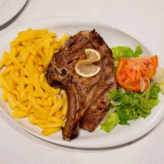 Costeleta de vitela grelhada (Meia Dose)