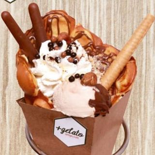 Bubble Waffle de Nutella