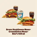Bronx Steakhouse Menù + Crunchicken Menù + B&J’s Cookie Dough 465 ml