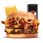 Double Steakhouse Bacon King Zestaw