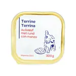 Terrines Barquette Au Boeuf Chiens Carrefour Blanc 300G