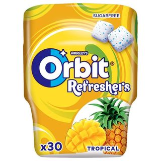 Orbit Refreshers дъвка Tropical 30 дражета / 20180034