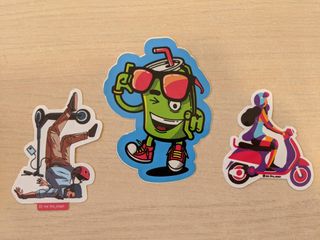 Set stickers uptown freestyle