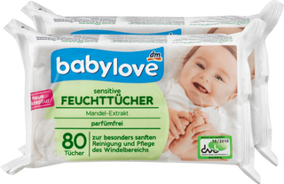 Babylove Servetel Umede Senzitiv 2X80 Buc (120035)