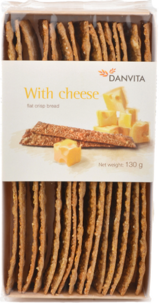 Danvita Paine Crocanta Cu Branza 130G (124968)