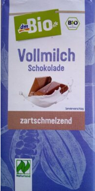 Dmbio Ciocolata Lapte Eco 100 G (127819)