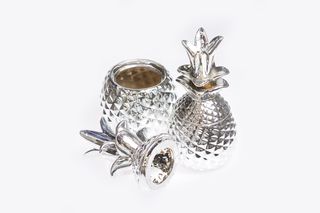 Set de ceramica ananas argintiu