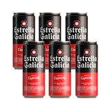 Pack 6x Estrella Galicia Cerveza Lata 330ml