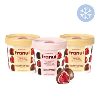Pack Franui Chocolate con Leche x2 + Chocolate Negro