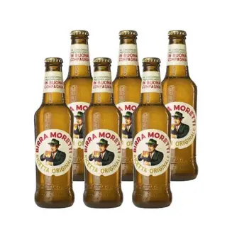 Pack Birra Moretti Ricetta Originale 33 Cl X 6