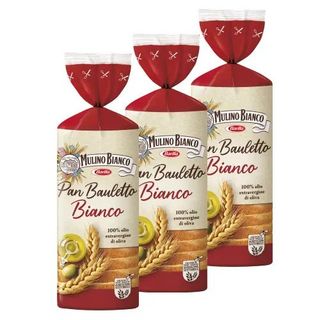 Pack Mulino Bianco Pan Bauletto Bianco 400 G X 3