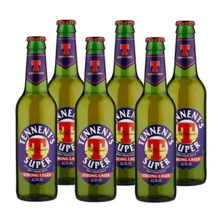 Pack 6x Tennent's Birra Strong Lager 35,5cl