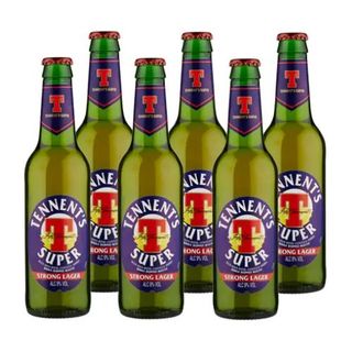 Pack 6x Tennent's Birra Strong Lager 35,5cl