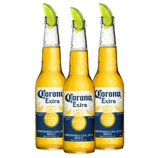Pack 3x Corona Extra Birra Lager Messicana Bottiglia 35,5cl