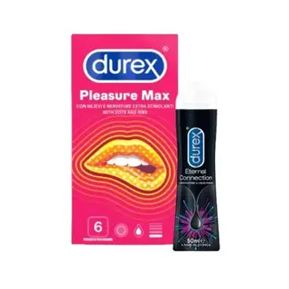 Pack Durex Pleasure Max 6pz+Durex Gel Eternal 50ml