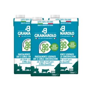 Pack 3x Granarolo Latte UHT Parzialmente Scremato Brick 1L